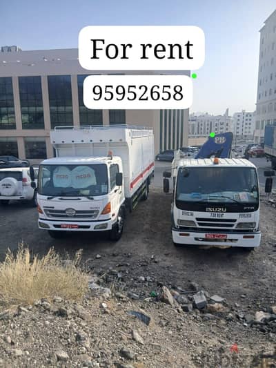 Truck for rent all Muscat 7ton 10ton Best price 9595 26 58