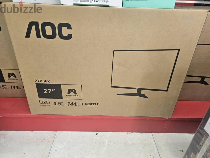 GAMING MONITOR 27 INCH 144 hz with 6 months warranty 1
