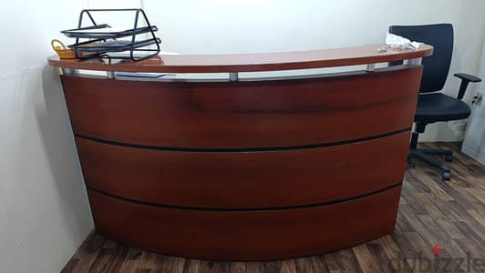 URGENTL SALE! Office Table(with drawers) + 2 single chairs