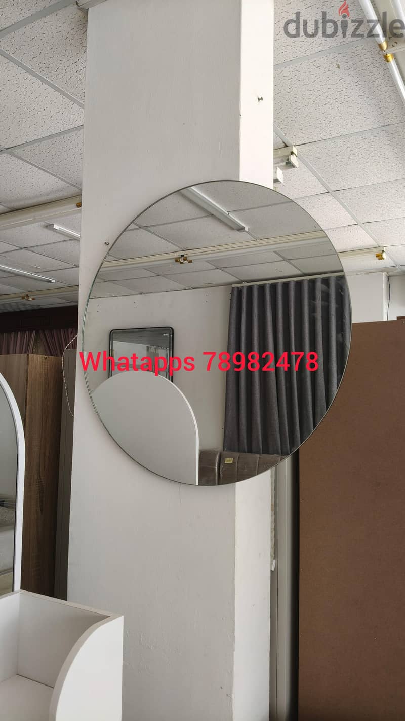 New mirror with light available. 4
