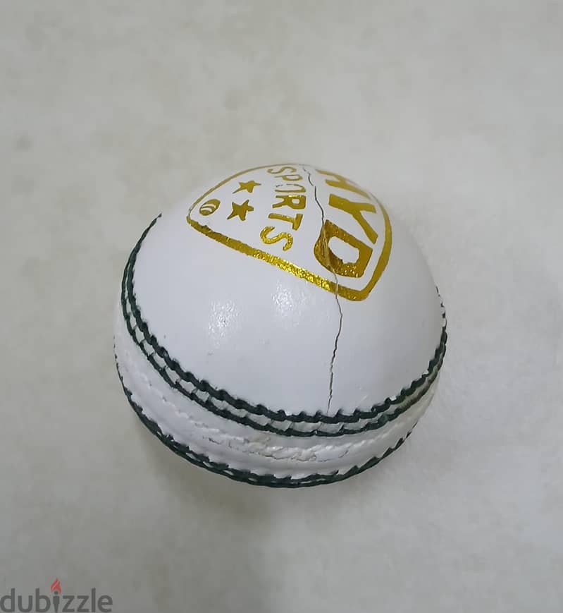 4 piece leather ball - white - LAST PIECE 2