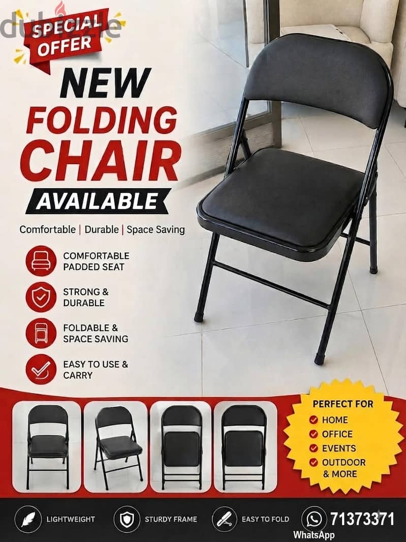 special Offer New folding chair available 1