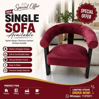 special Offer New single sofa available
