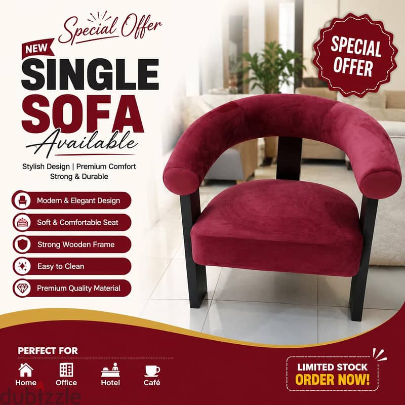 special Offer New single sofa available 2