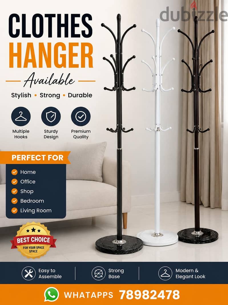 New clothes hangar without delivery 1 piece 5 rial 1
