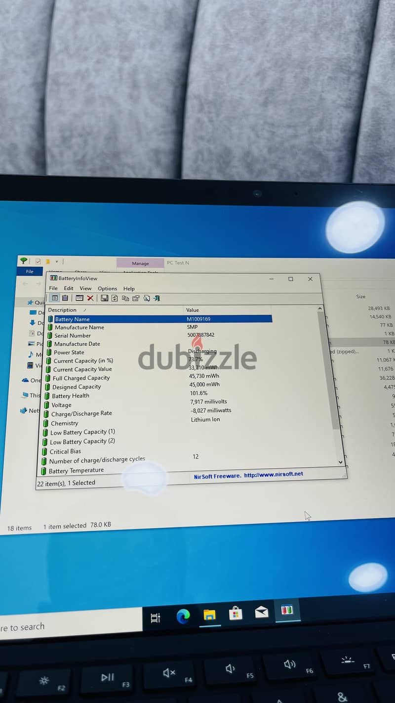 / microsoft surface pro 6  8 RAM  256 SSD Intel core i5 8
