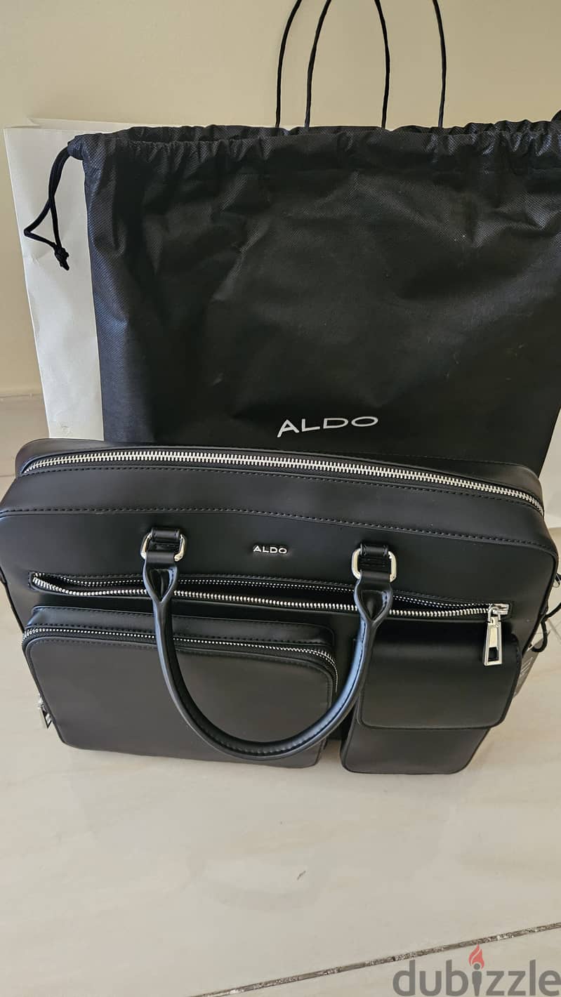 Aldo Leather Laptop Bag (Sorren) 3