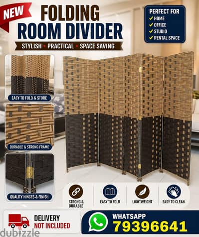 New folding room divider available