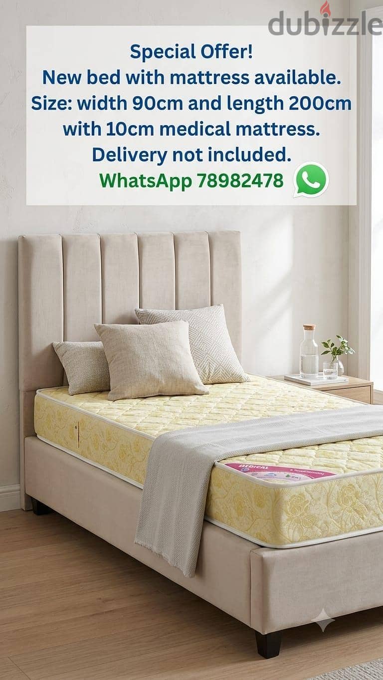 single Bed with mattress avaliable 2