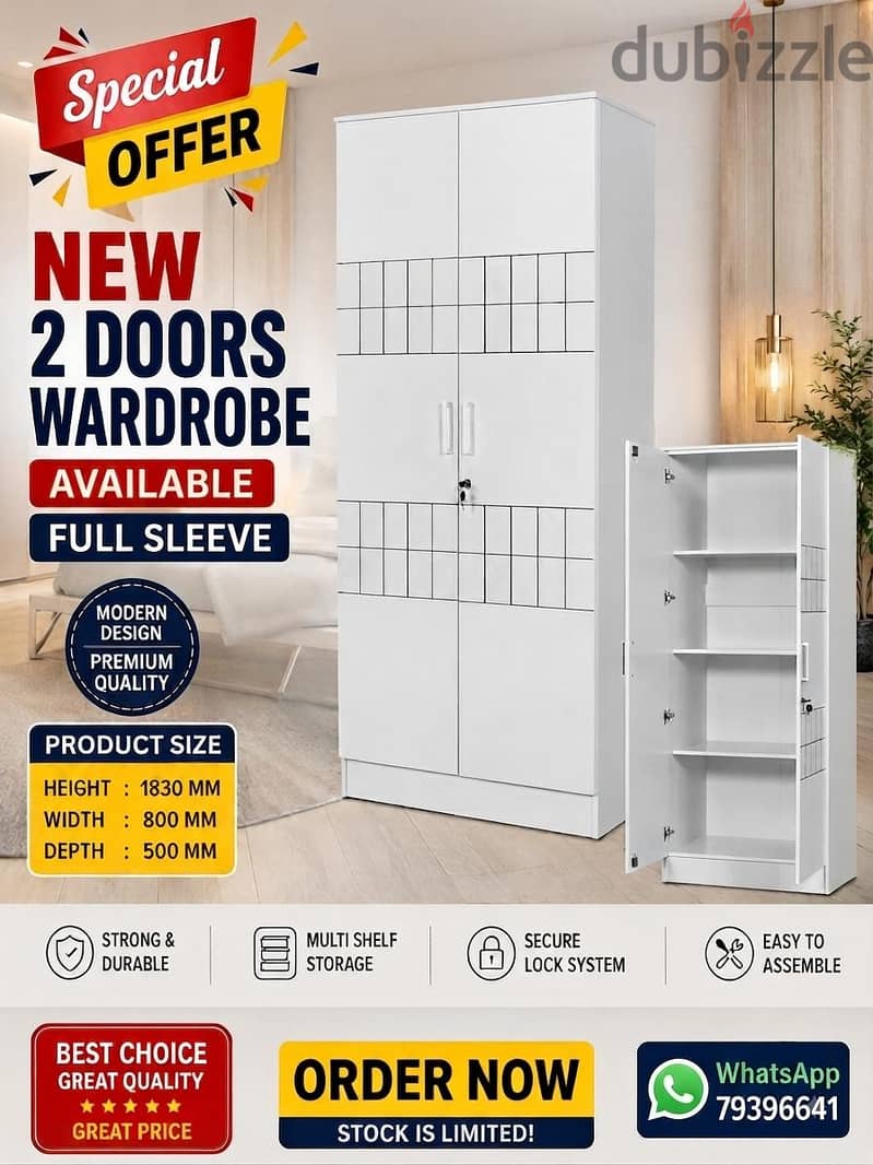 special offer new 2 door cupboard available 2