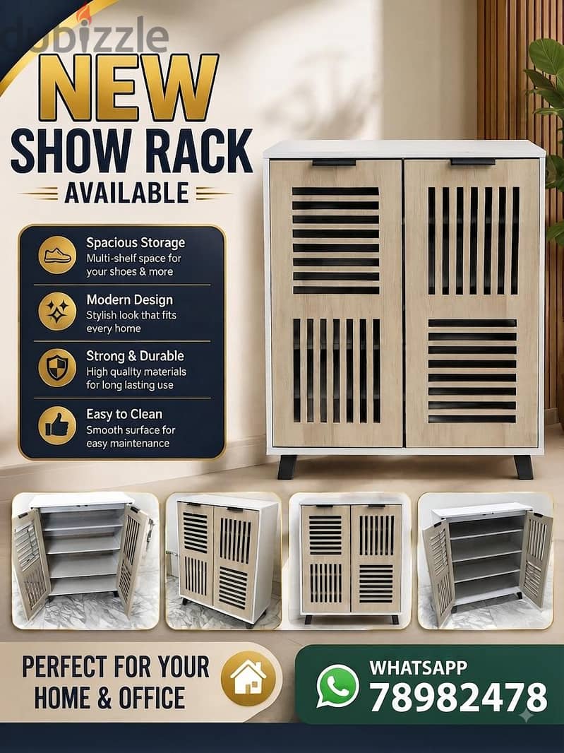 New show rack available. 1