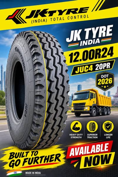 JK TYRE INDIA for cars, trucks and buses