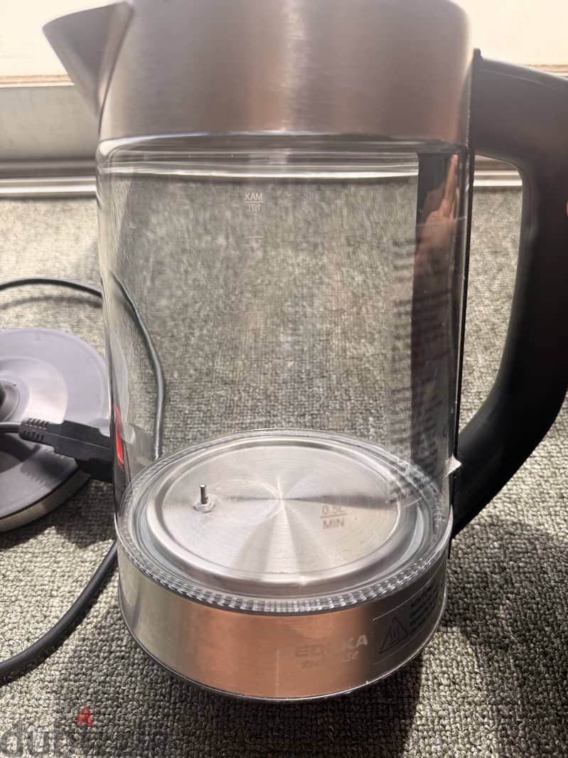 BRAND NEW EDEKA ZUHAUSE GLASS ELECTRIC KETTLE FOR SALE 2