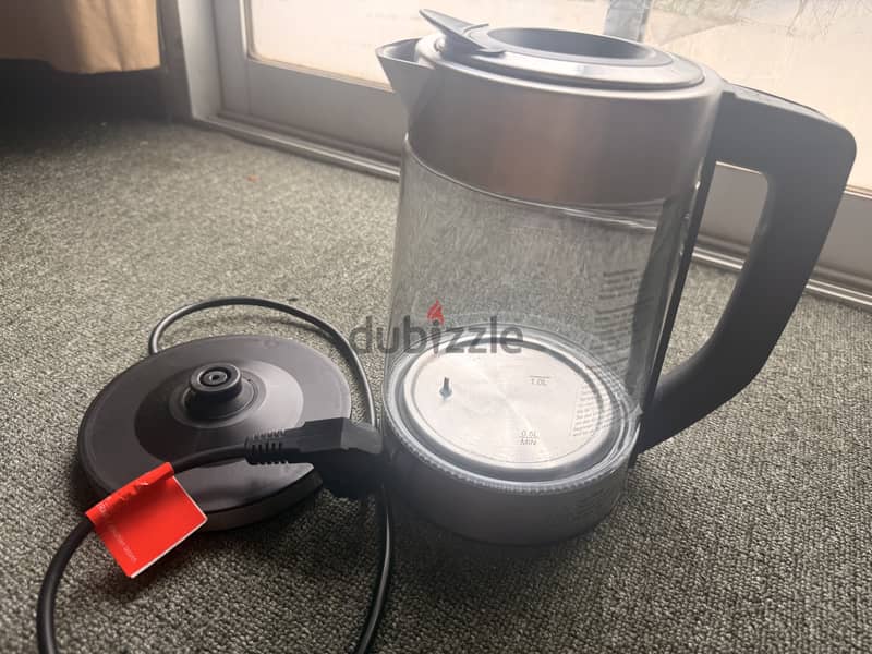 BRAND NEW EDEKA ZUHAUSE GLASS ELECTRIC KETTLE FOR SALE 5