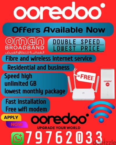ooredoo internet connection