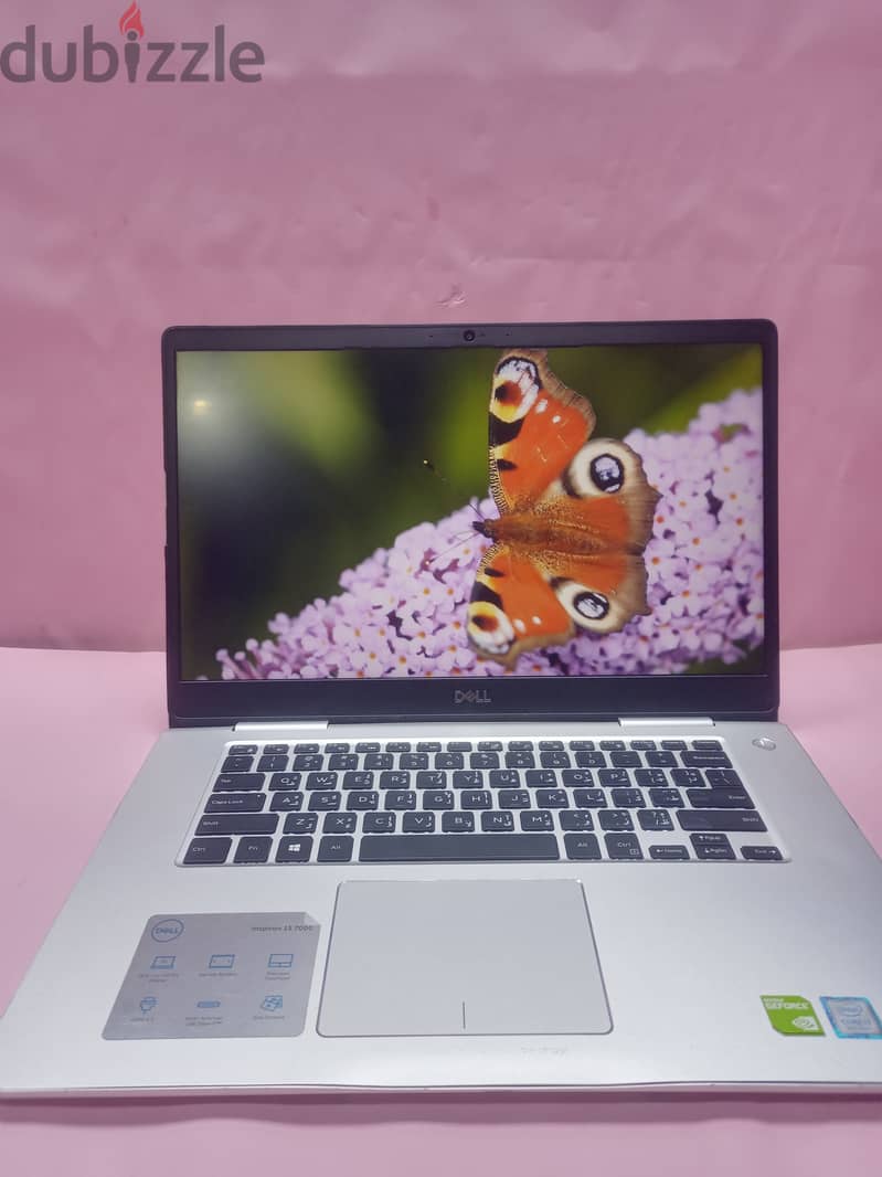 DELL INSPIRON 7580 SILVER COLOUR 2GB NVIDIA GEFORCE MX250 GRAPHICS CORE i7 8565U 8th GENERATION 16GB 8