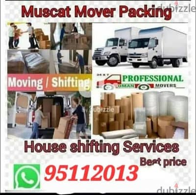 HOUSE SHIFTING " MOVING " PACKING " TRANSPORT " MOVERS "Muscat Movers