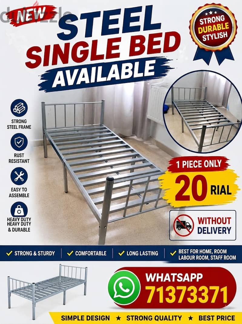 Brand new single bed – Available 2