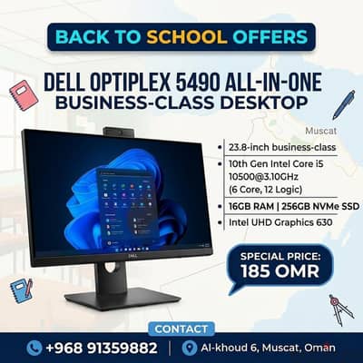 Dell OptiPlex 5490 All-in-One 23.8-inch business-class desktop