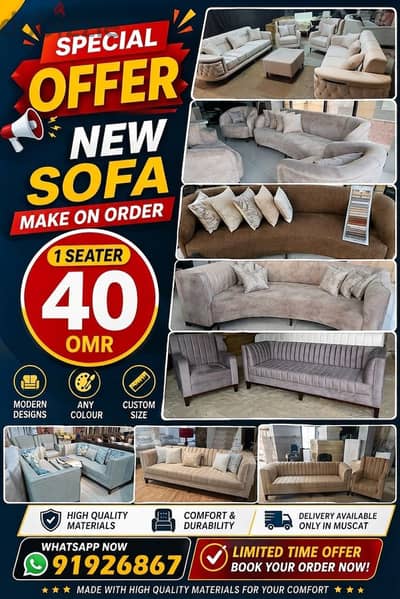 special Offer New Sofa make on order.