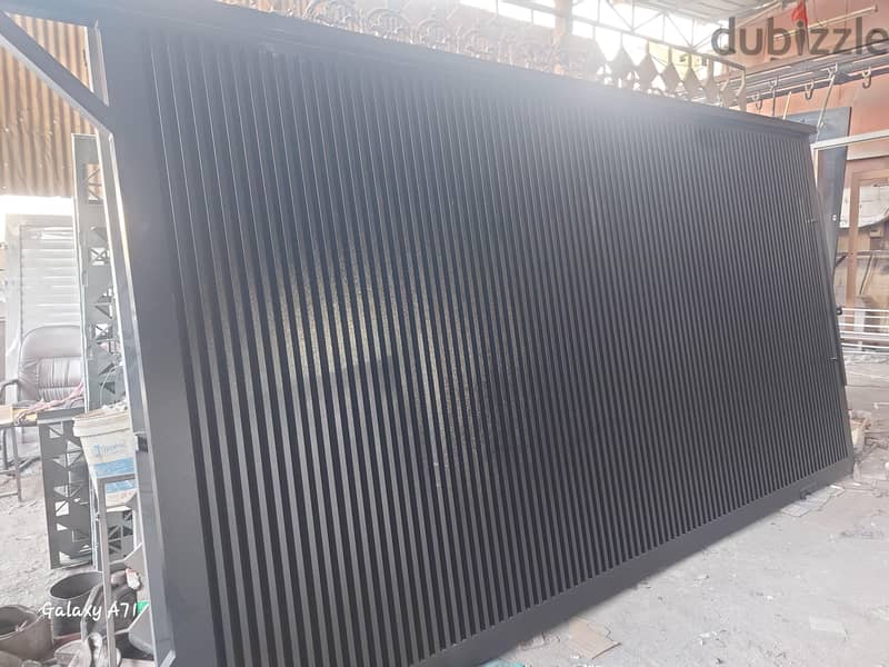 Caster aluminium gate and door 1