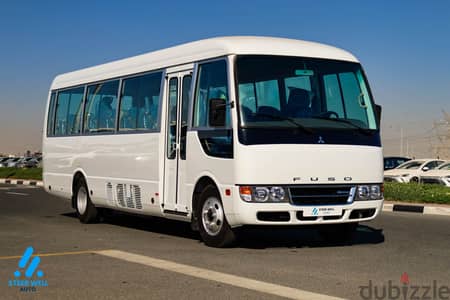 Export from Dubai - 2026 Mitsubishi Rosa Bus GCC Specs | 26 Seats | ABS | Full Comfort | DSL Manual