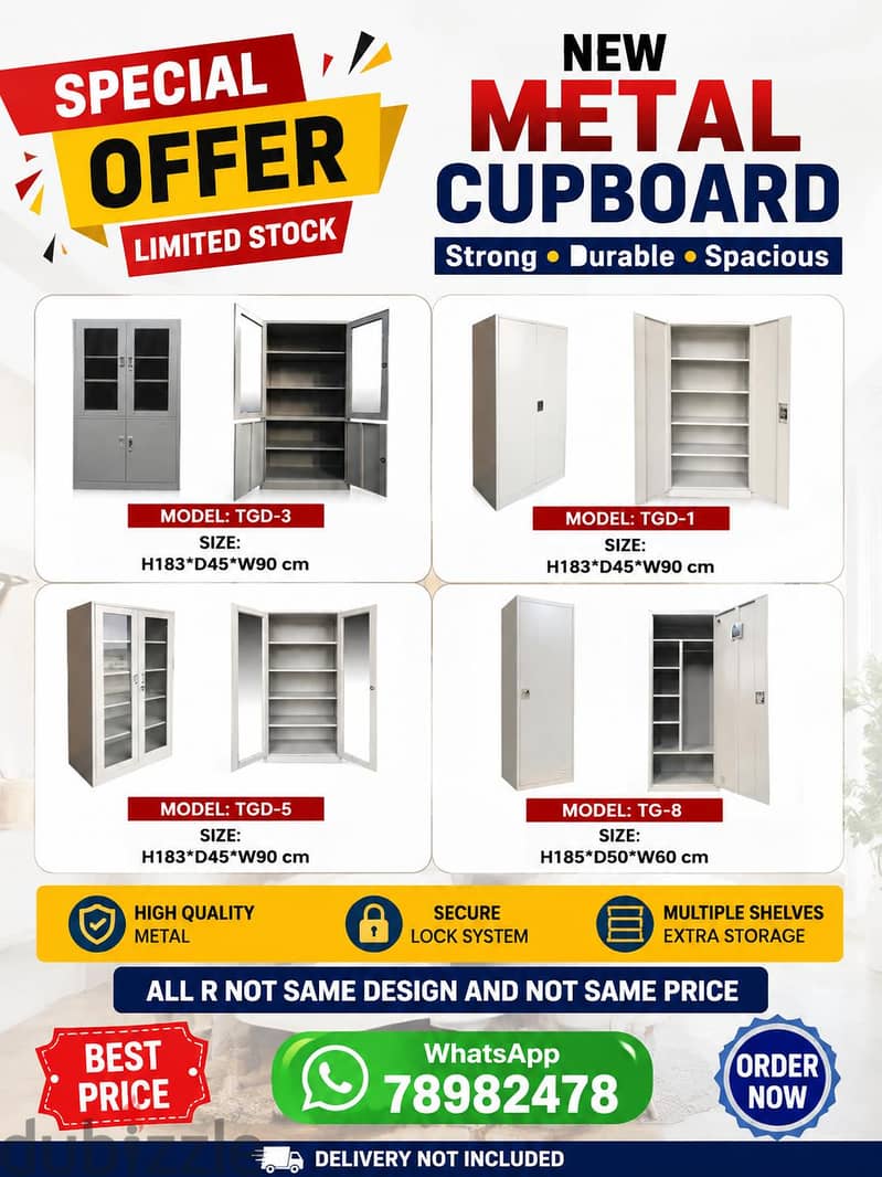 Special Offer New metal cupboard available. 4