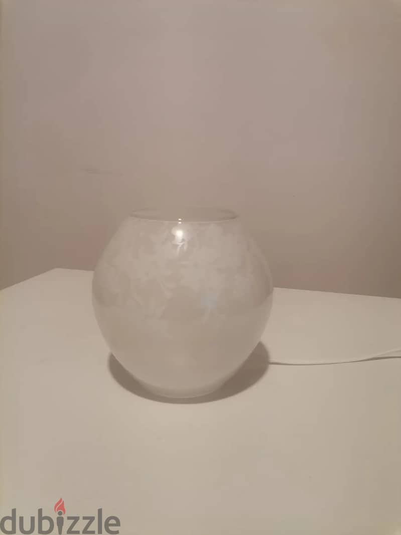 iKEA Table lamp, Table mirror with stand and Ceramic flower vase 5