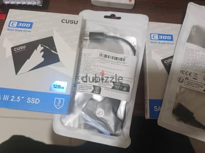 128gb ssd sata with type c usb adapter