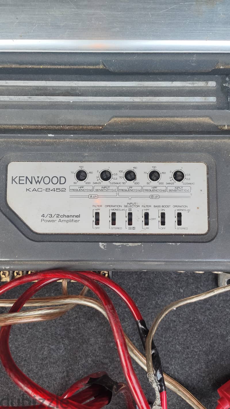 Car System Kenwood Amp & JBL BAZOOKA 1