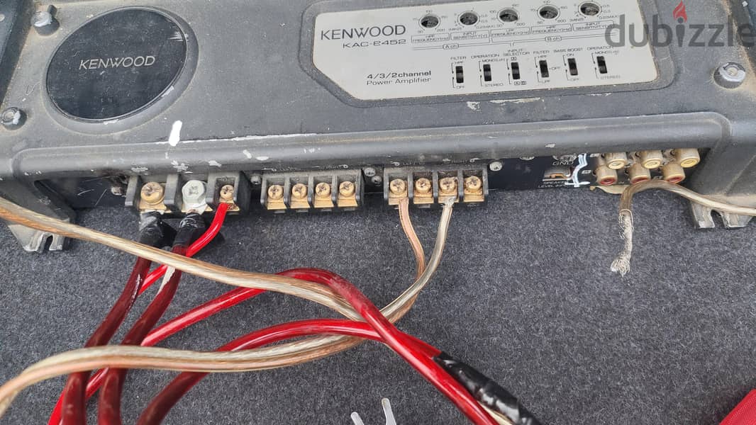 Car System Kenwood Amp & JBL BAZOOKA 3
