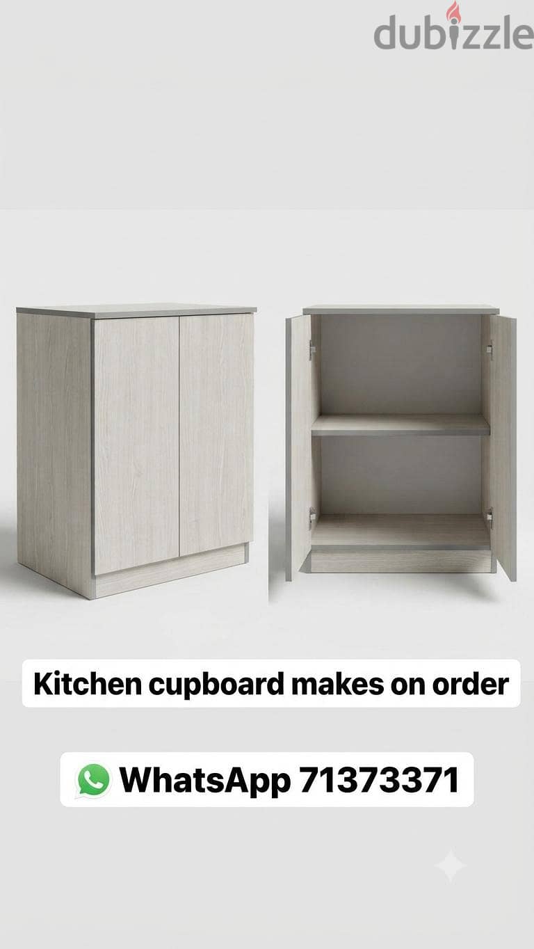 New kitchen cupboard makes on order 2