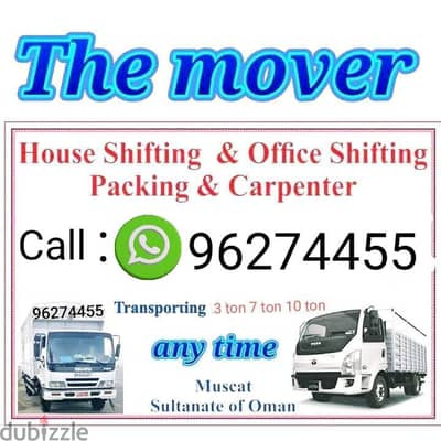 professional Movers packers House villa shifting barka  Muscat sohar