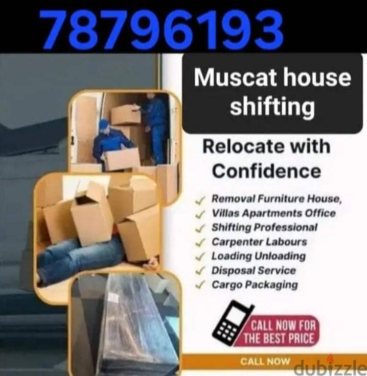 Muscut House Shifting Labour carpenter trucks available 2
