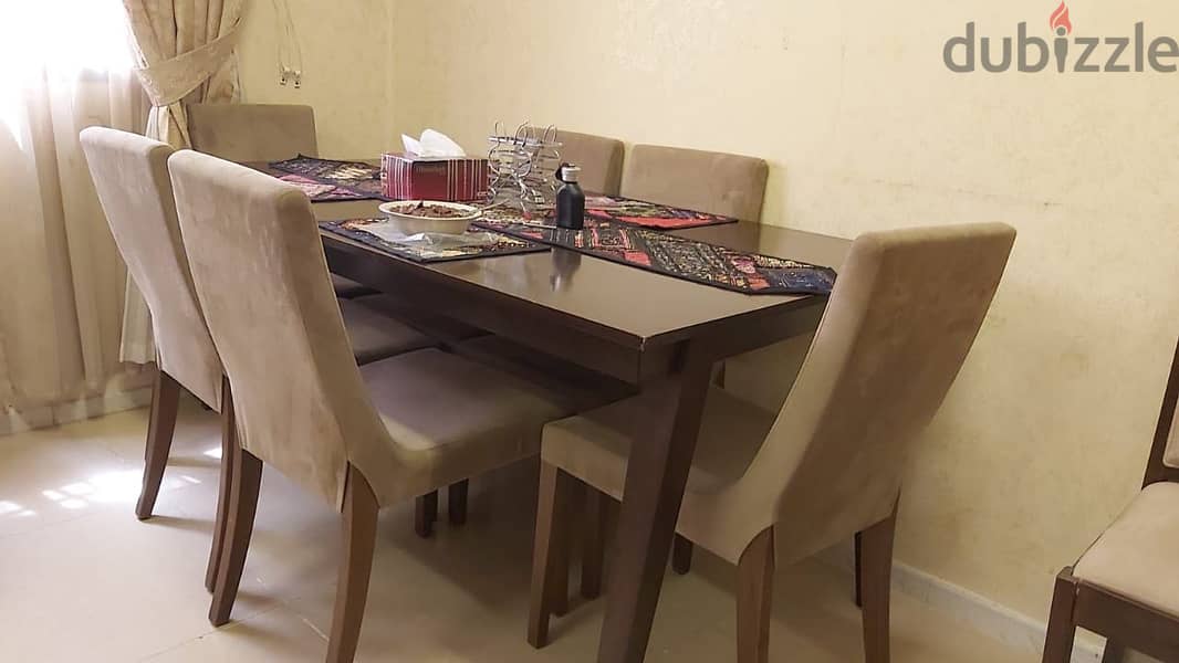 6 Chair Dinning Table 2