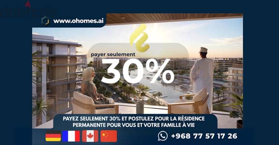 Payez seulement 30 % et obtenez la résidence permanente renouvelable à vie pour toute votre famille