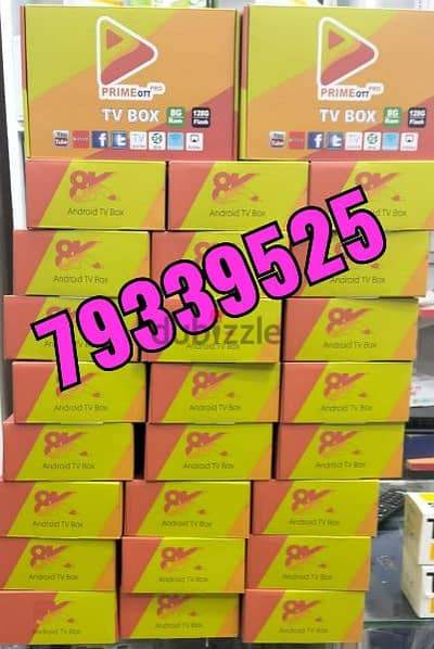 new WiFi android TV box all international live TV channel one year