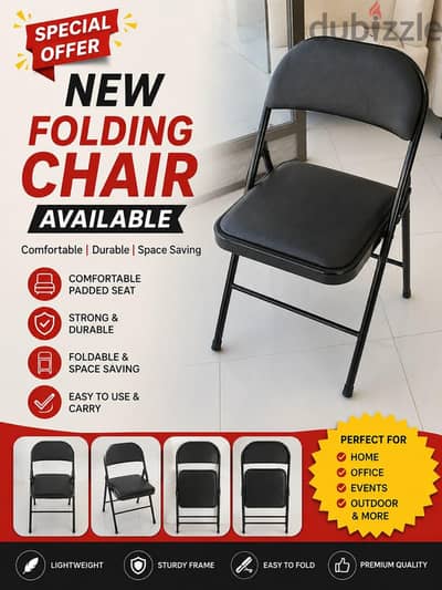 special Offer New folding chair Available. please check details