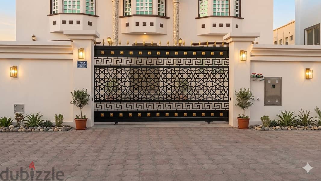 Main/ entrance Gate| cast aluminium | High grade quality | Heavy duty 6