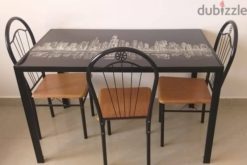 Dining Table with 3 chairs 1