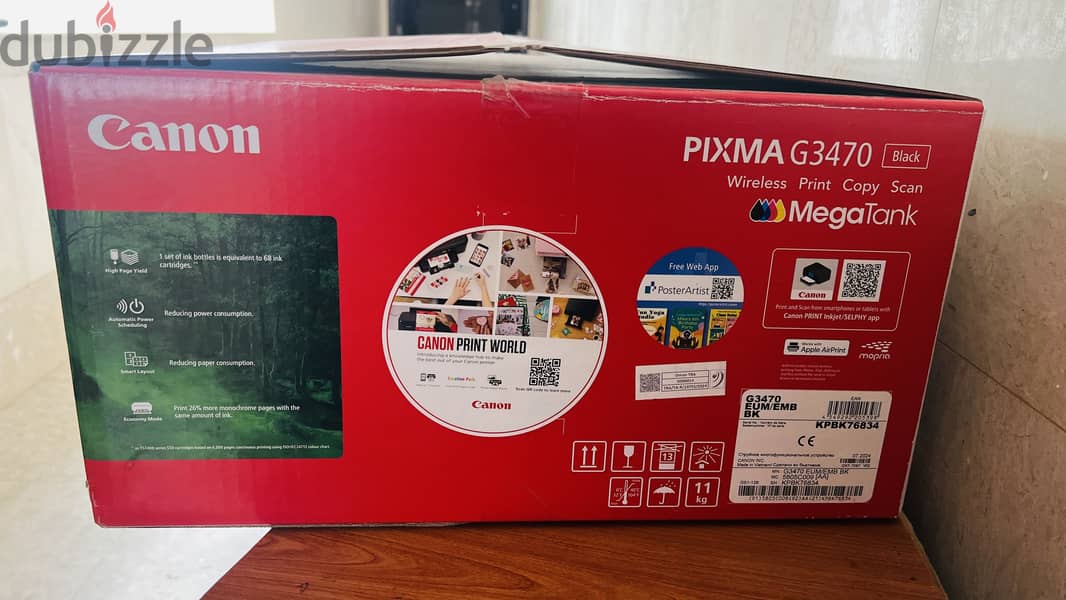 Canon G3470 mega  ink-tank printer- High value for money. 1