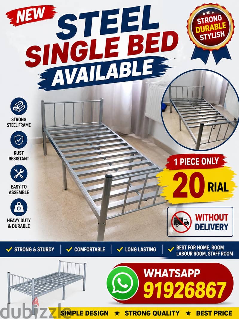 special Offer New Steel bed available 1