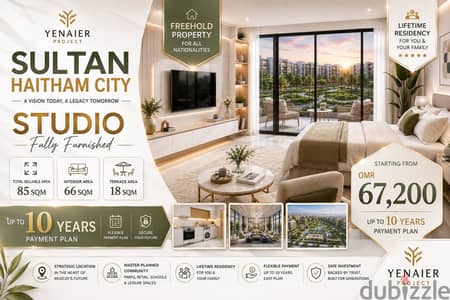 Fully Furnished Studio | 85 SQM | Up to 10-Year Payment Plan
