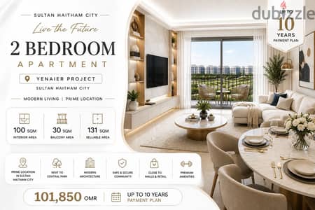 1BR Fully Furnished | Sultan Haitham City | 10-Year Payment Plan