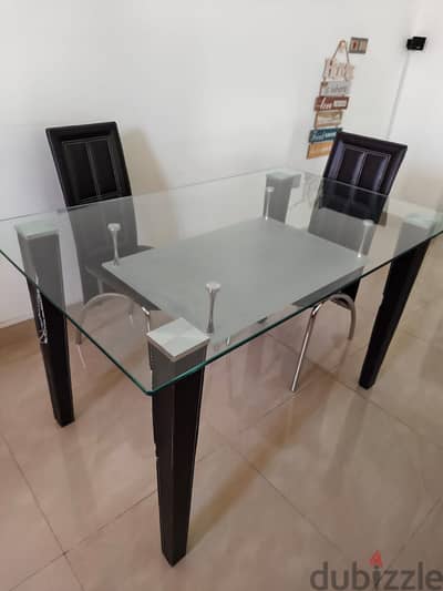 Dining table and 3 chairs