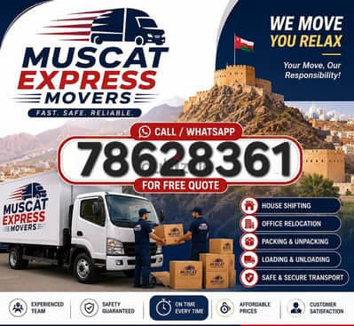 Professional House Shifting Best Mover Service all Oman