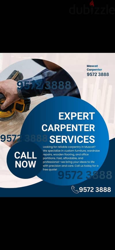 profeshnal carpentet sarvis bed cabnet tv curtain fixing wall pic etc