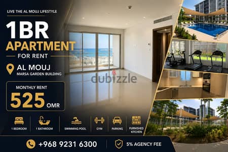 1BR Apartment in Al Mouj | Pool & Gym