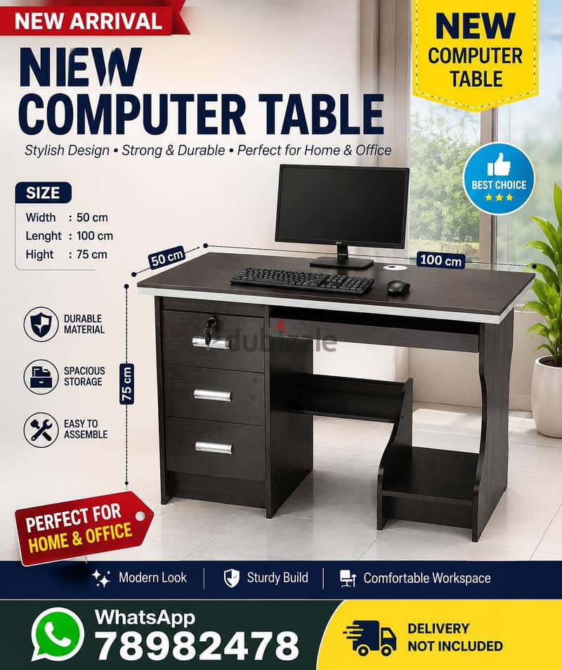 New computers table available 1