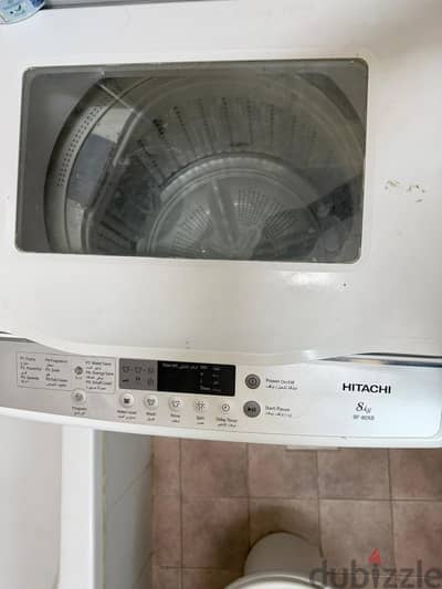 URGENT SALE – HITACHI WASHING MACHINE 8 KG